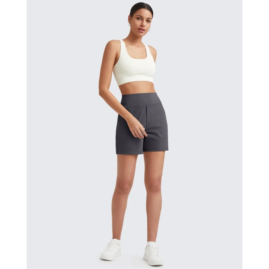 Women's High Waisted Running Yoga Shorts