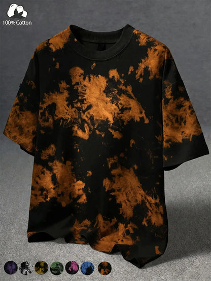 🔥Last day promotion🔥Unisex Vintage Tie-Dye T-Shirt for Summer Streetwear