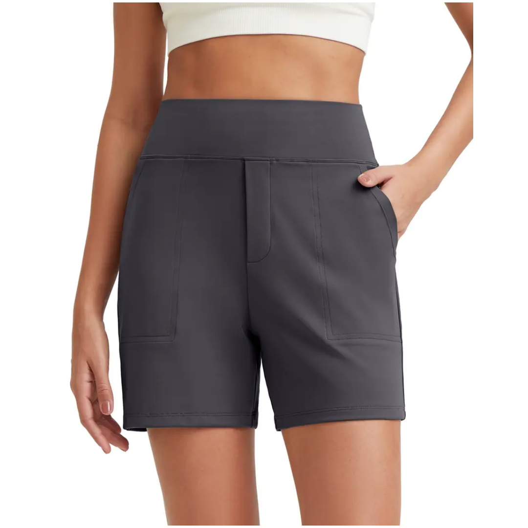 Women's High Waisted Running Yoga Shorts