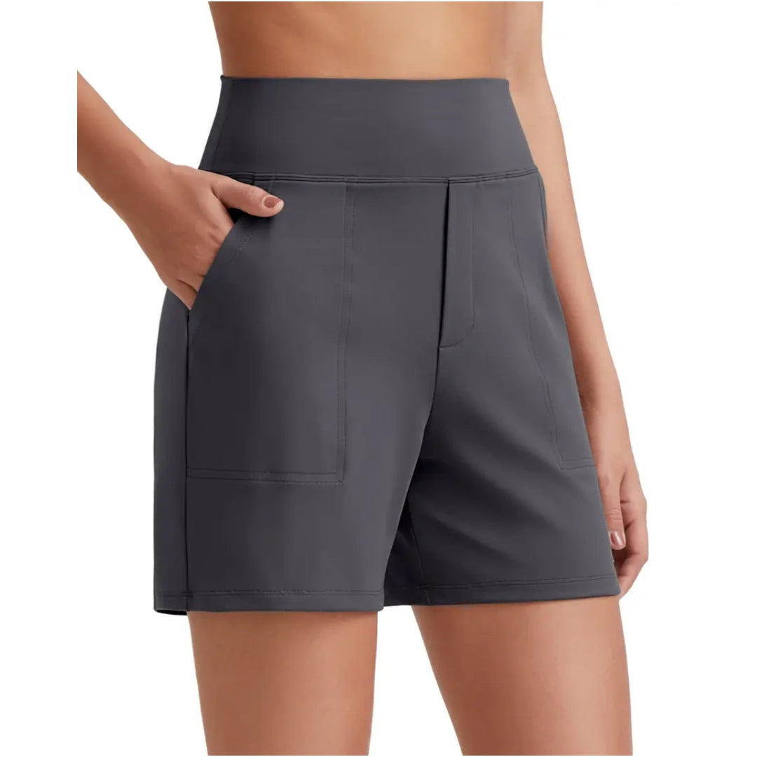 Women's High Waisted Running Yoga Shorts