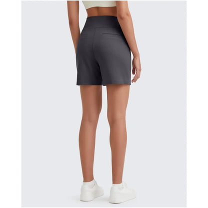 Women's High Waisted Running Yoga Shorts