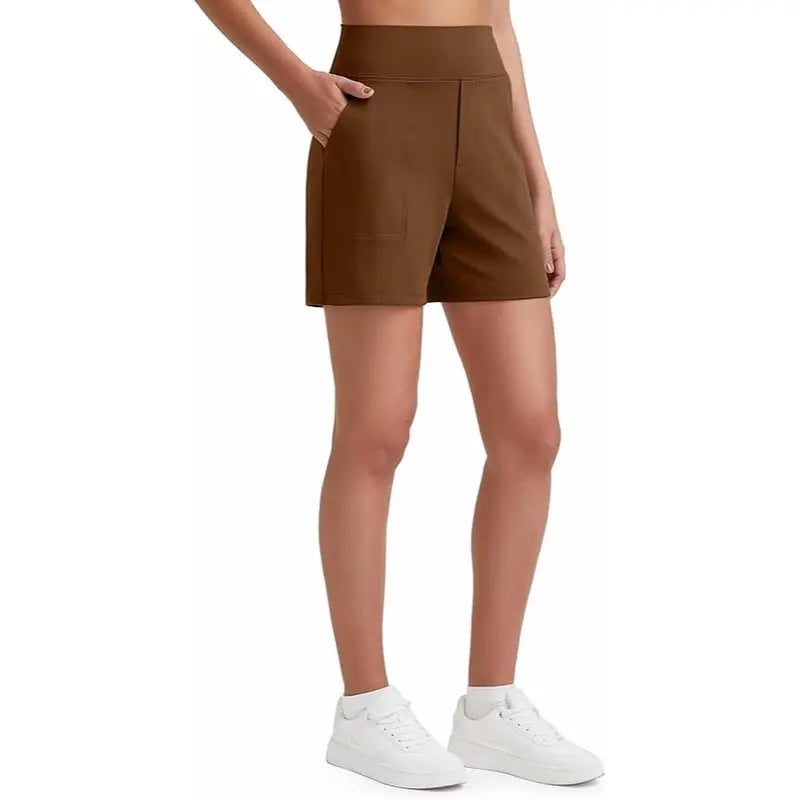 Women's High Waisted Running Yoga Shorts