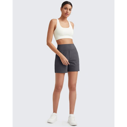 Women's High Waisted Running Yoga Shorts