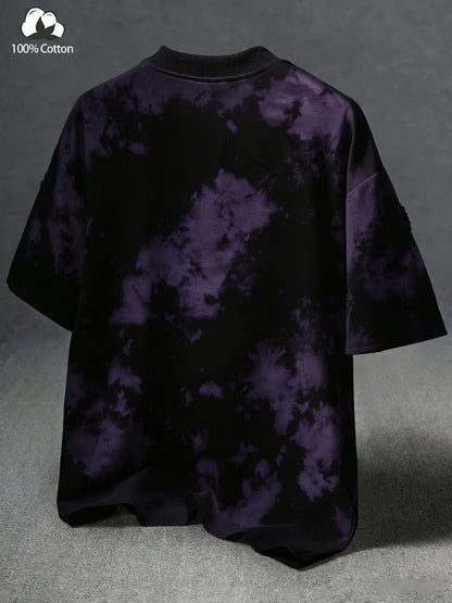 🔥Last day promotion🔥Unisex Vintage Tie-Dye T-Shirt for Summer Streetwear
