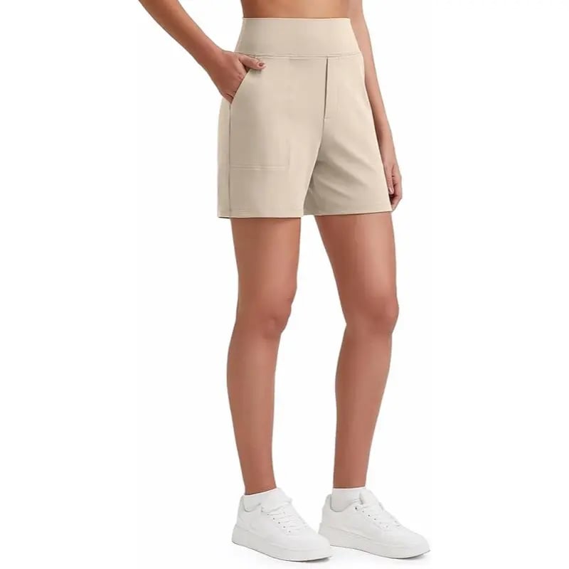 Women's High Waisted Running Yoga Shorts