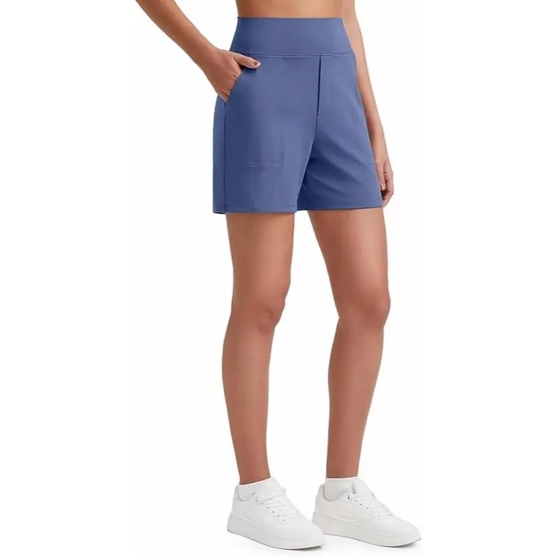 Women's High Waisted Running Yoga Shorts