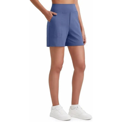 Women's High Waisted Running Yoga Shorts