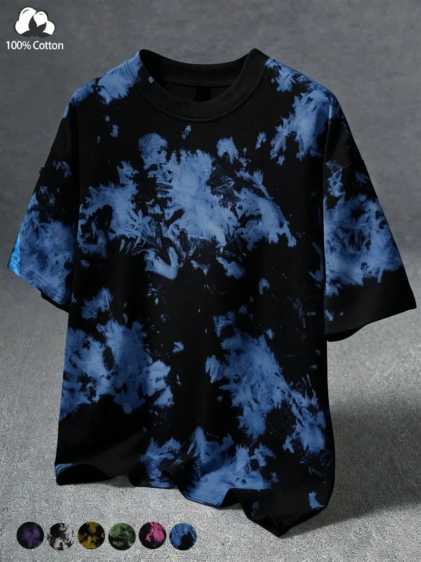 🔥Last day promotion🔥Unisex Vintage Tie-Dye T-Shirt for Summer Streetwear