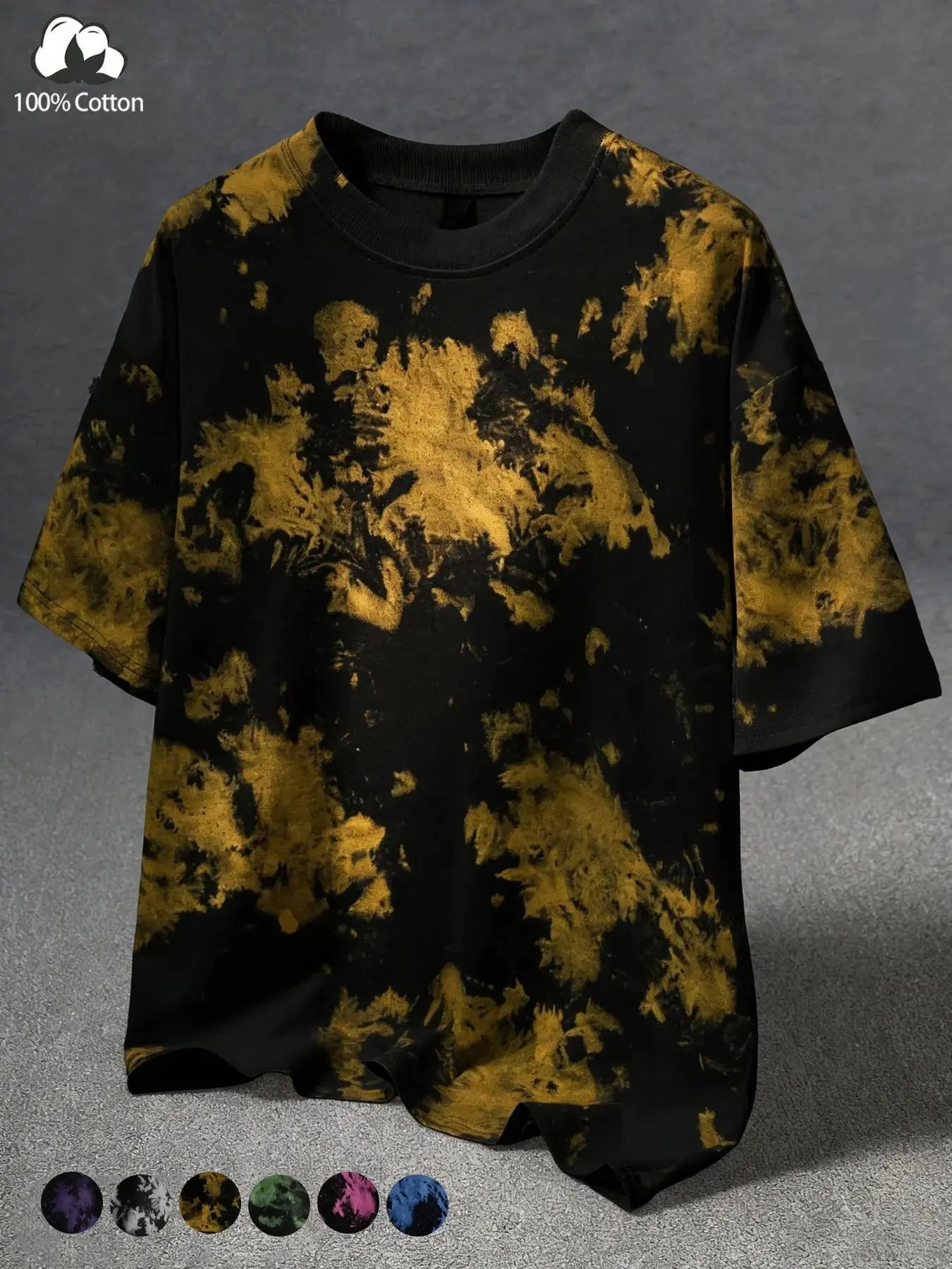🔥Last day promotion🔥Unisex Vintage Tie-Dye T-Shirt for Summer Streetwear