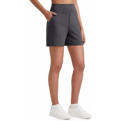 Women's High Waisted Running Yoga Shorts